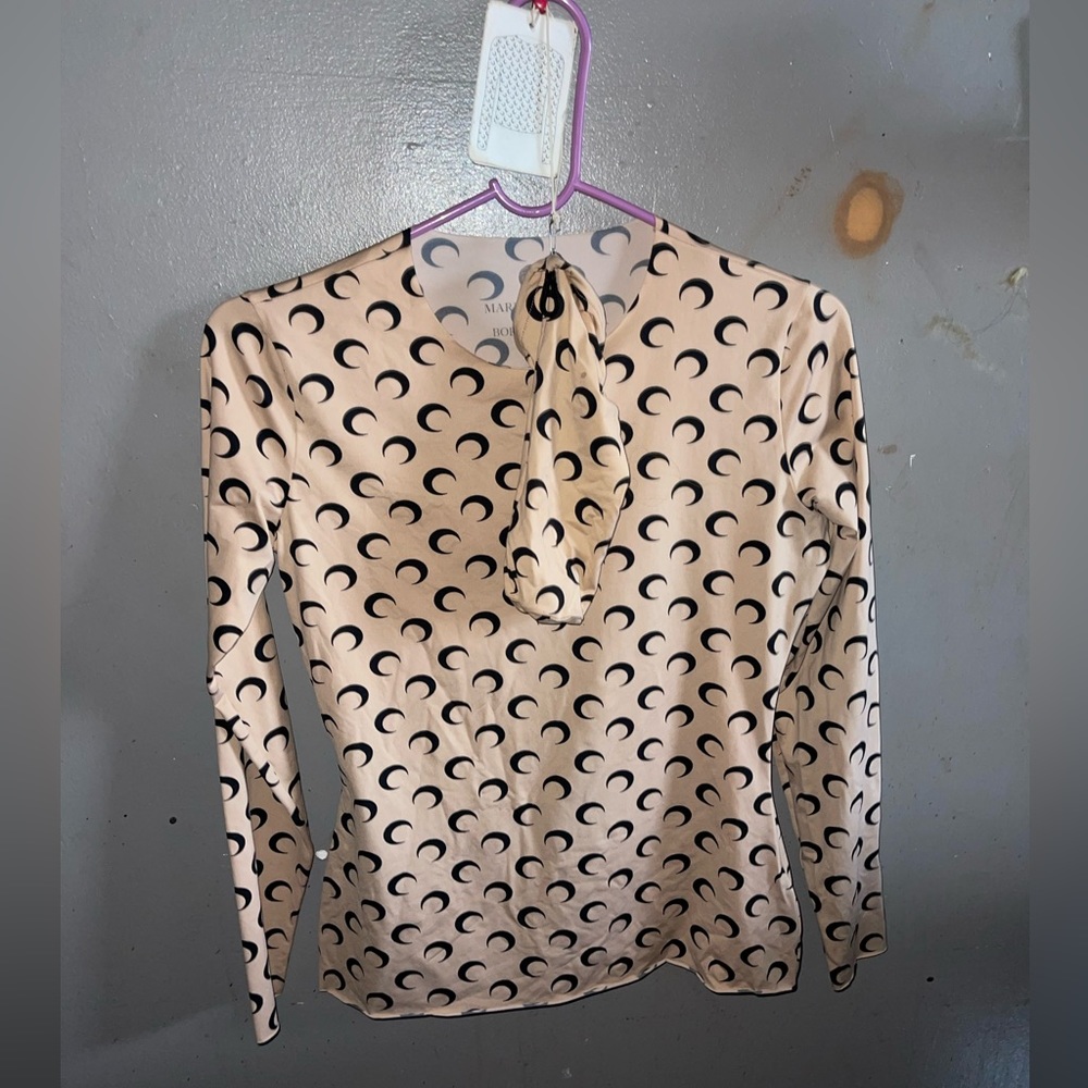 MARINE SERRE MOON FITTED TOP